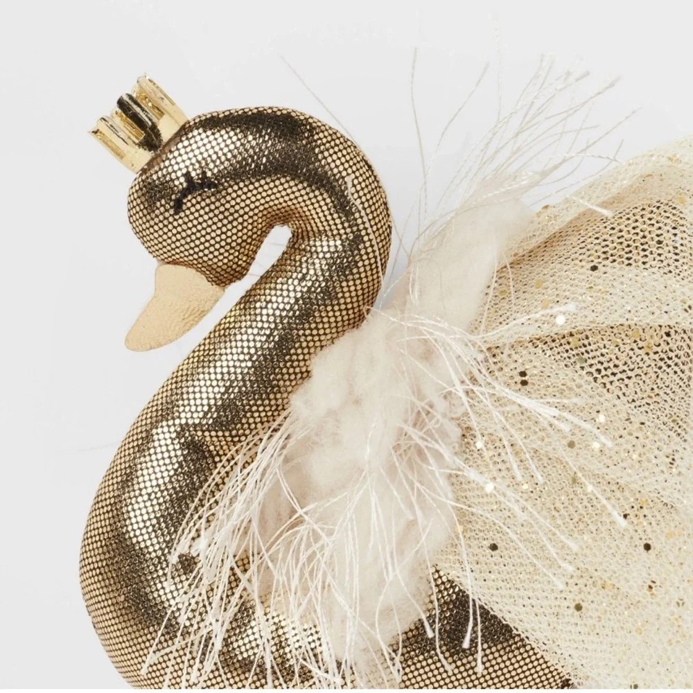 Golden Swan Tree Ornament, NWT 🦢 - Picture 3 of 4